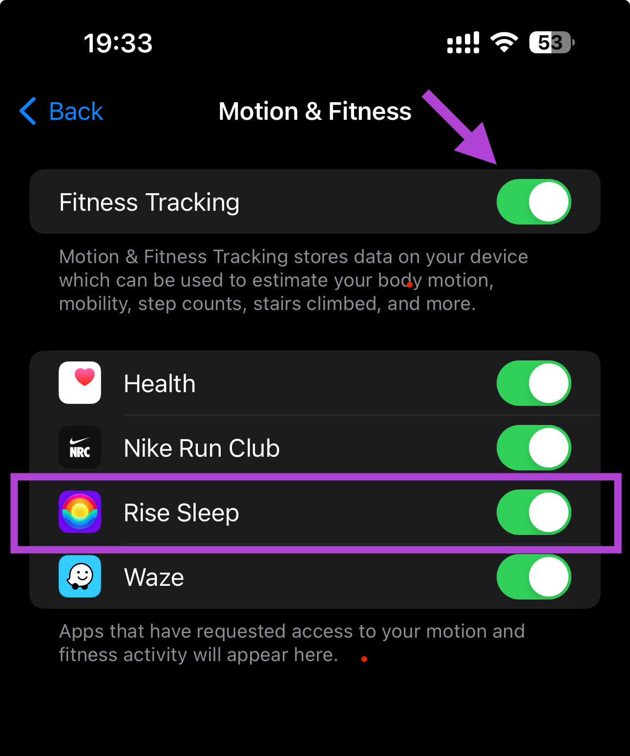 Nike run club apple watch motion and store fitness access required